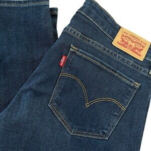 Levi's 711 Skinny Jeans Women's Size 28‎ Dark Wash Denim